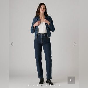 LEVI’S RIBCAGE STRAIGHT ANKLE JEANS